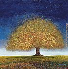 Melissa Graves-Brown Dreaming Tree Blue painting
